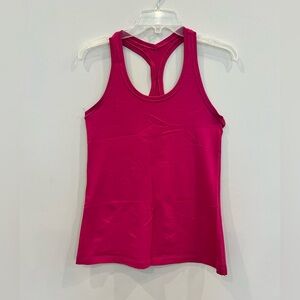 Lululemon hot Pink Racerback Tank Top and matching Energy bra size 10